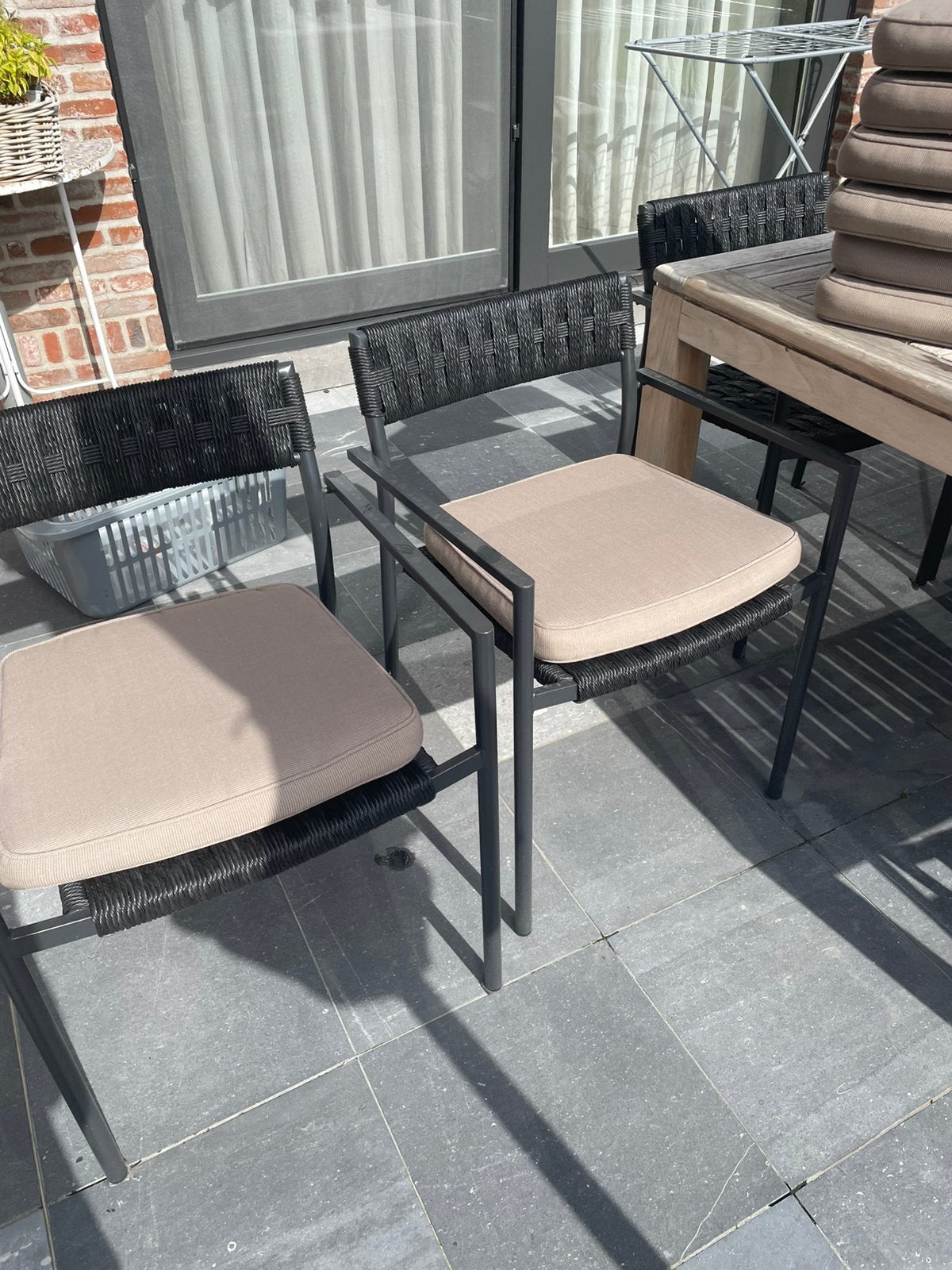 8 prachtige tuinstoelkussens in perfecte staat!, Ophalen, Nieuw, 8 zitplaatsen