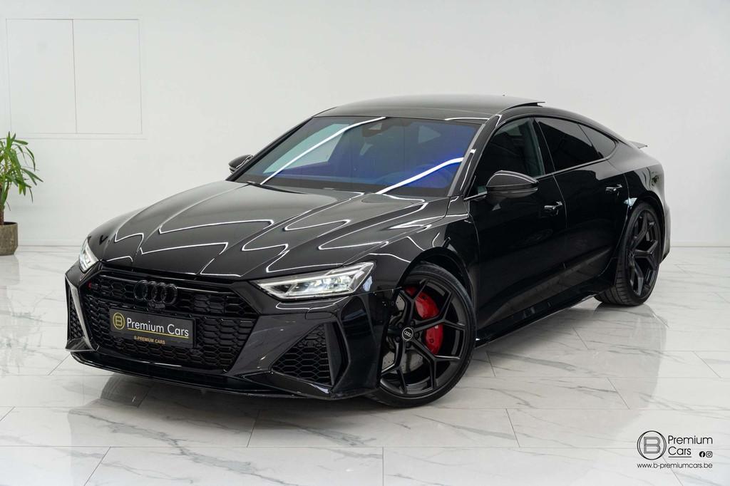Audi RS7 Performance! Quattro! B&O! Memory! RS Dynamic! Pano, Auto's, Automaat, Gebruikt, Zwart, Lichtsensor