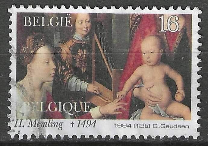 Belgique 1994 - Yvert/OBP 2570 - Hans Memling - 16 F. (ST), Envoi, Affranchi, Oblitéré, Art