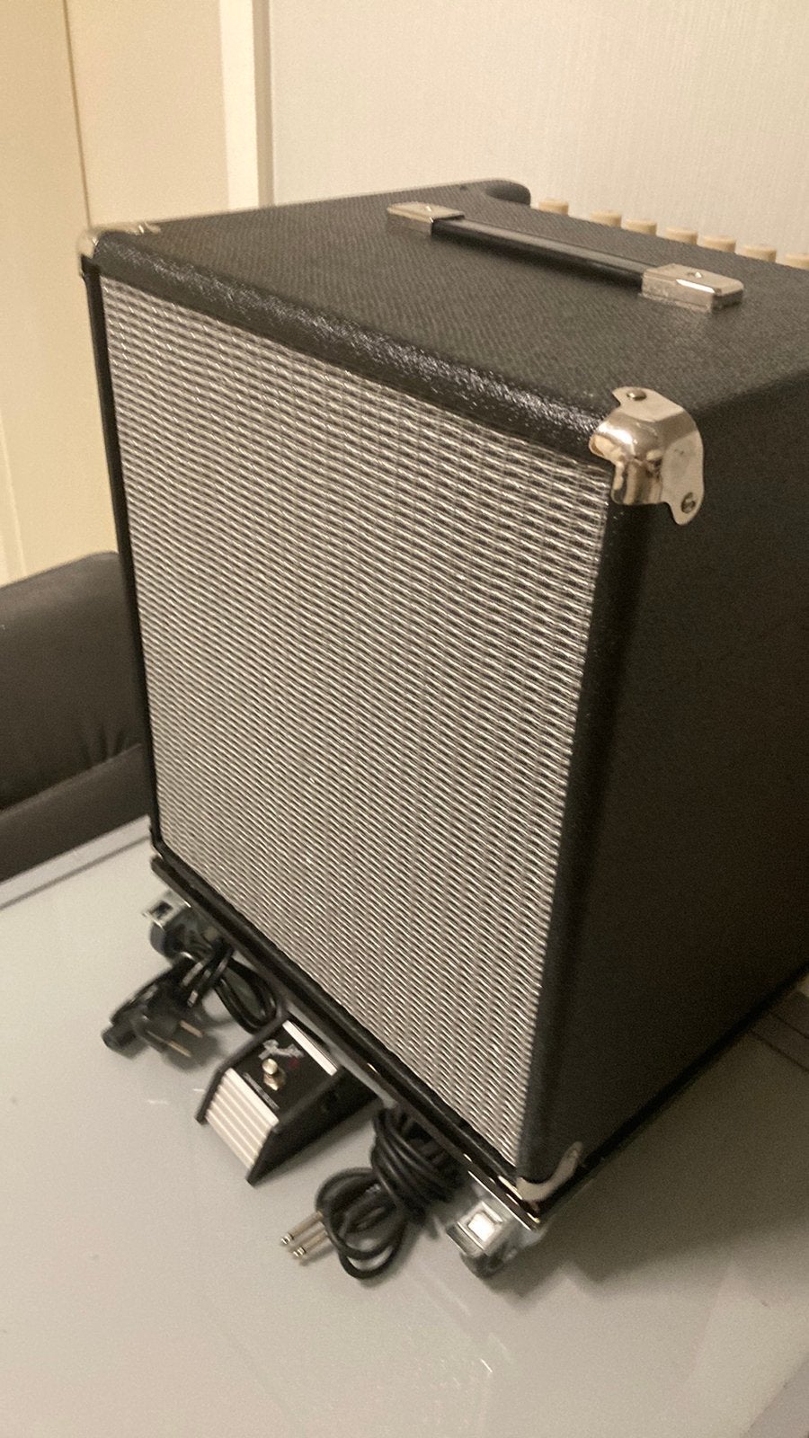 Superbe combo fender rumblrer 100 watt, Ophalen, Zo goed als nieuw, Basgitaar, 50 tot 100 watt