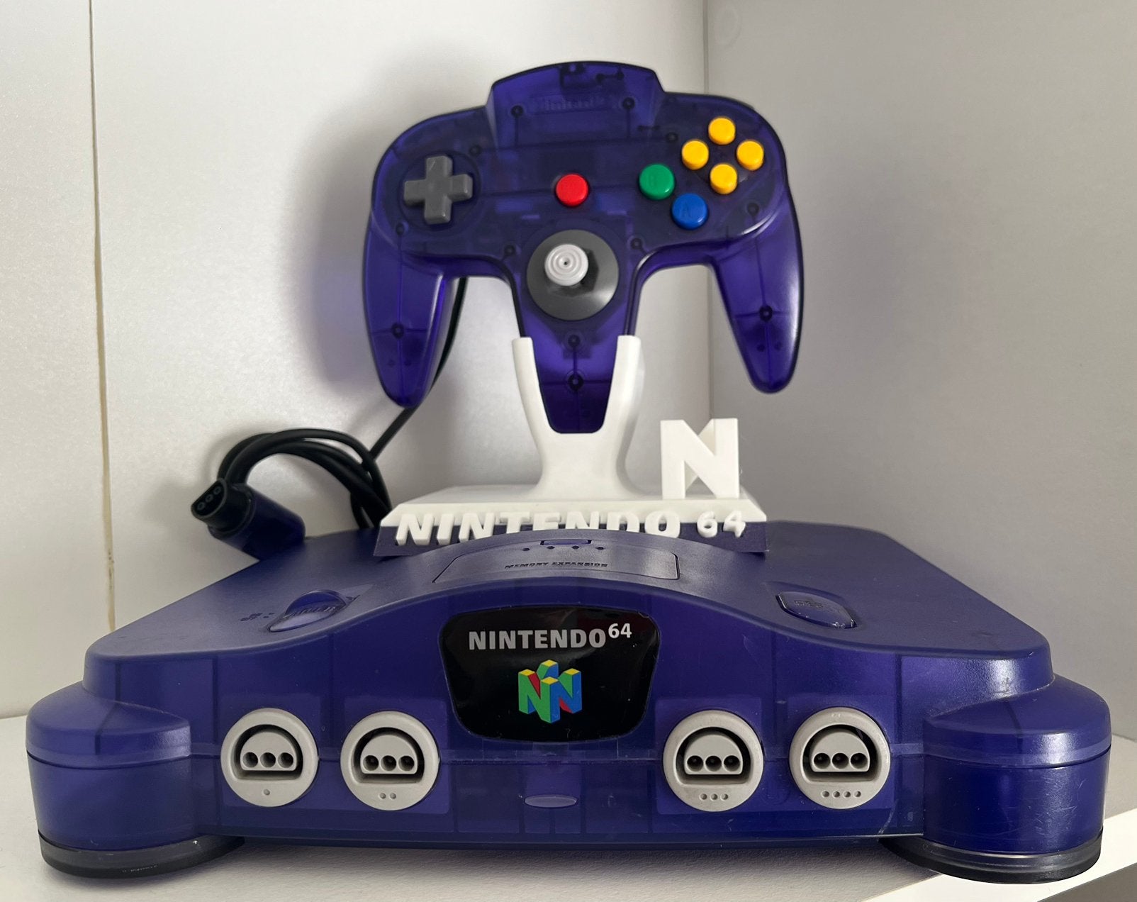 Console Nintendo 64 violet raisin, Enlèvement, Comme neuf