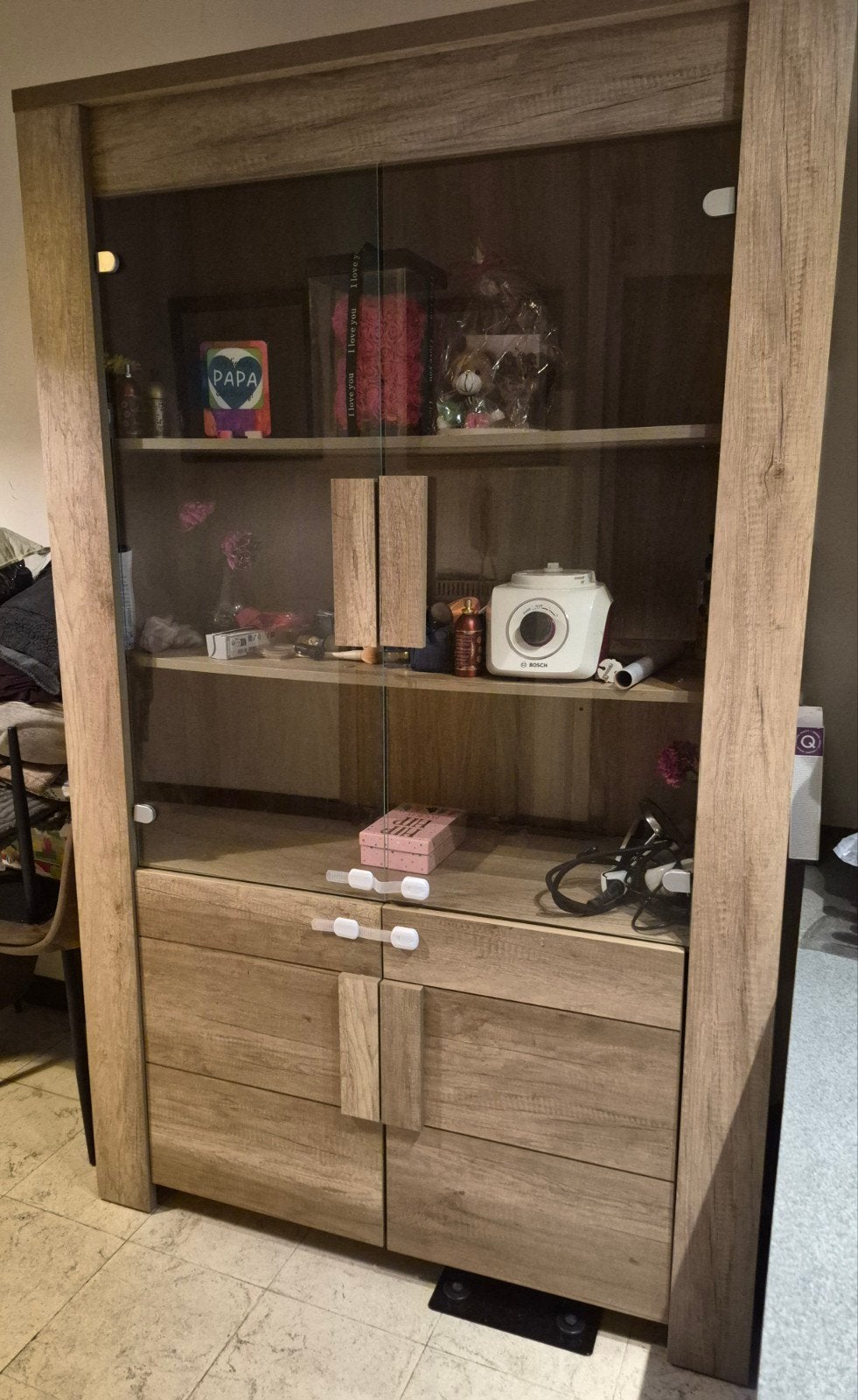vitrine, Enlèvement