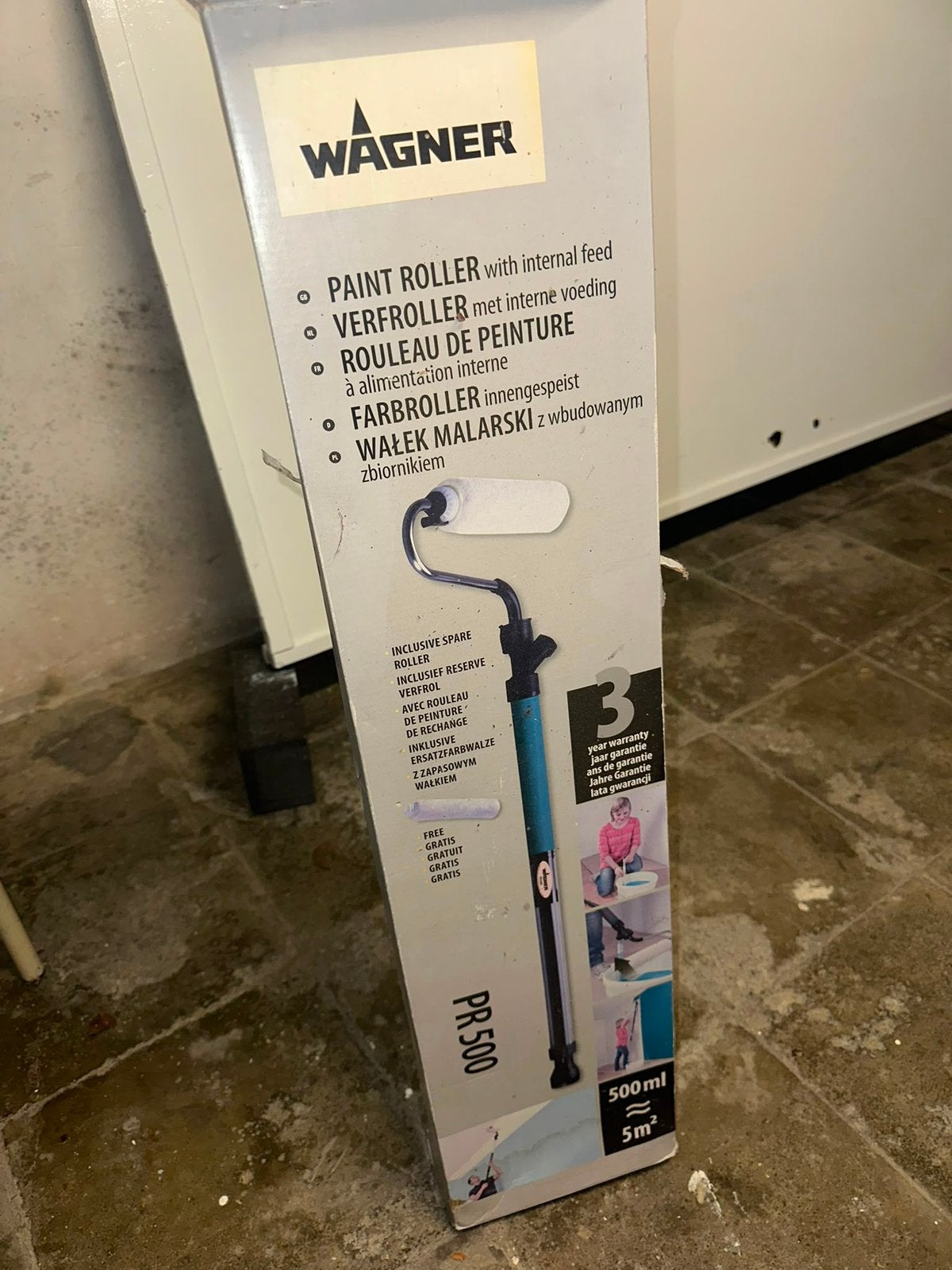 Wagner Verfroller PR500 interne verfvoeding – Nieuw in doos, Ophalen