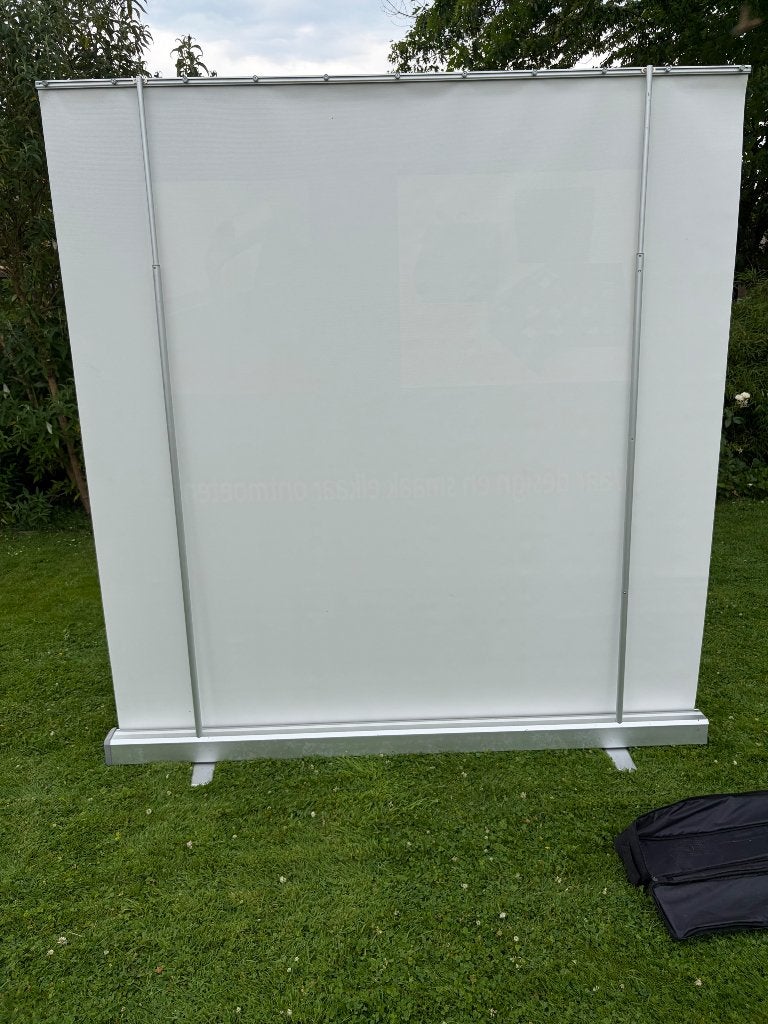Roll Up banner, Ophalen, Gebruikt, Reclamebord