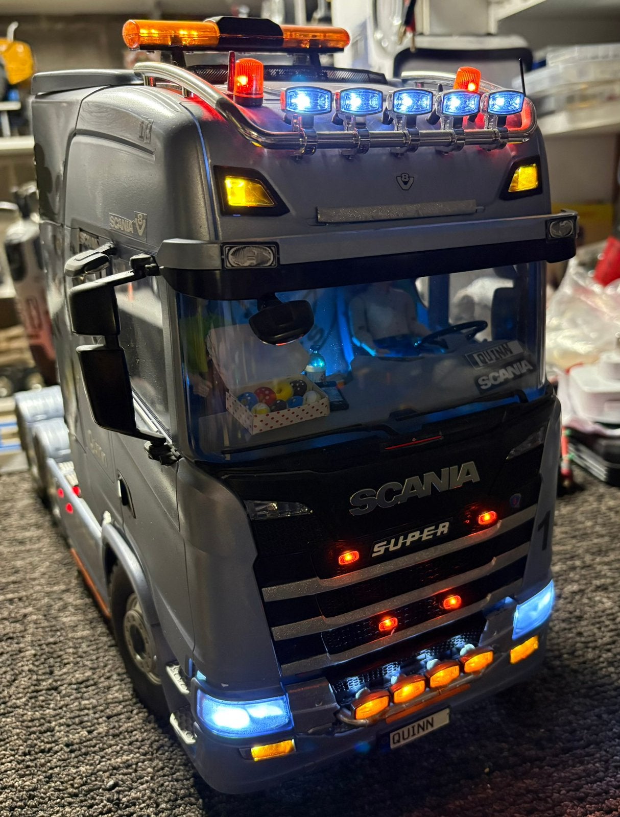 Rc truck tamiya 1:14, Hobby & Loisirs créatifs, Enlèvement, Camion, Tamiya