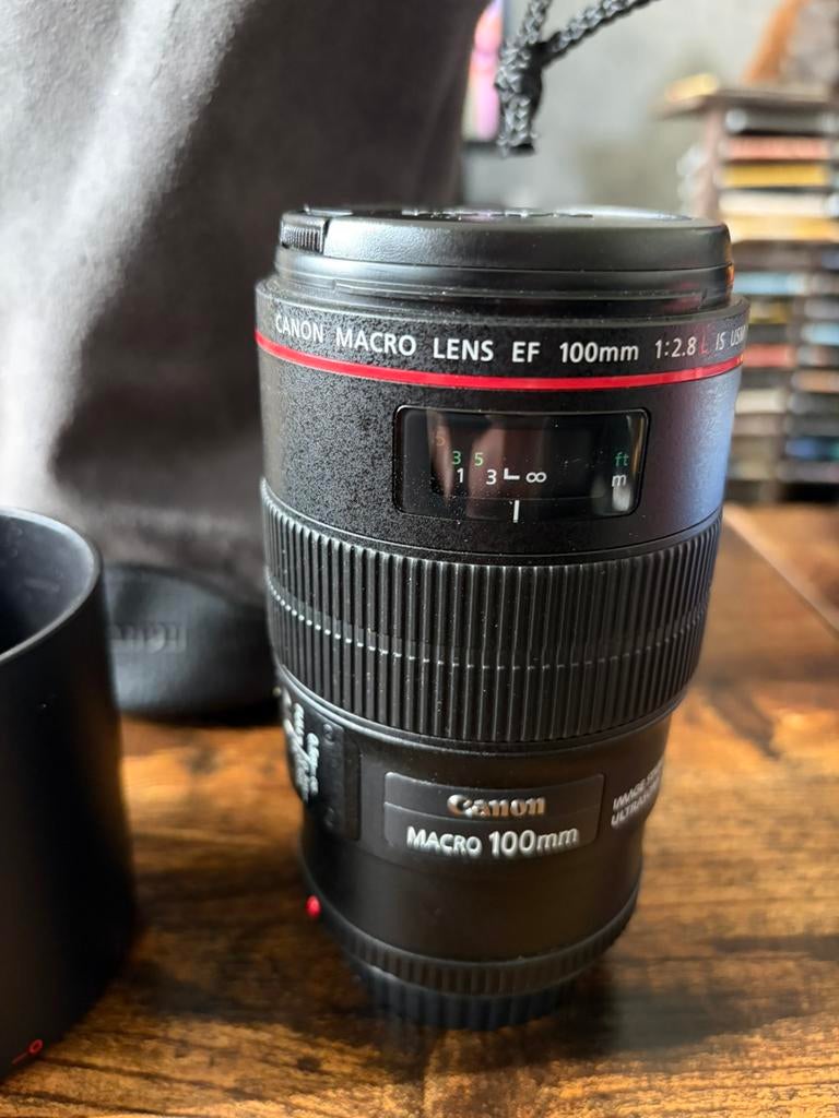 Canon 100mm f/2.8 Macro USM (Scherpe lens, perfecte staat), Ophalen, Zo goed als nieuw