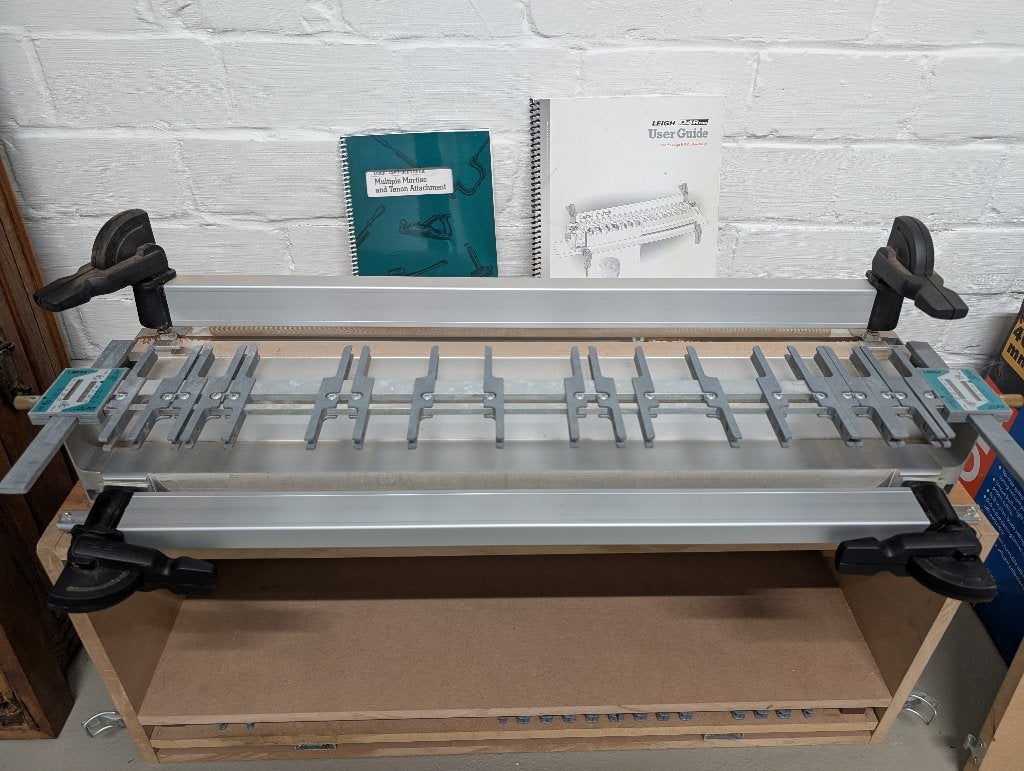 Leigh D4R Pro Dovetail Jig + M2 Mortise & Tenon Attachment, Ophalen, Zo goed als nieuw, Overige soorten
