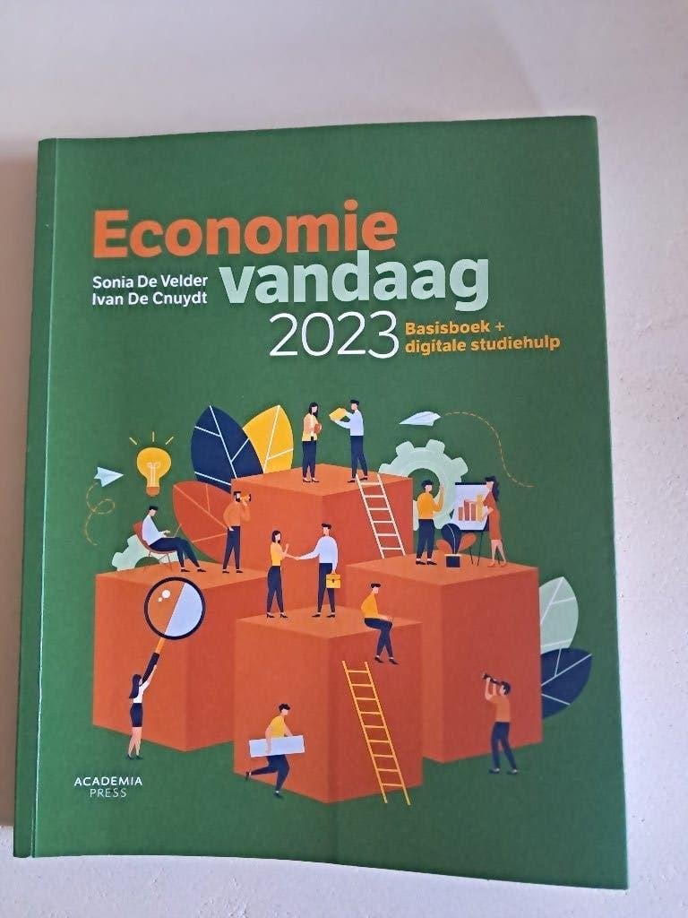 Handboek - Economie vandaag 2023 (rechtspraktijk), Boeken, Studieboeken en Cursussen, Ophalen of Verzenden, Zo goed als nieuw
