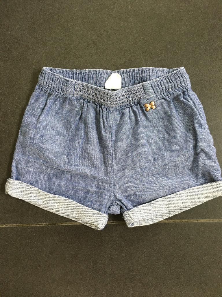 short H&M blauw maat 80, Kinderen en Baby's, Babykleding | Maat 80, Broekje, Meisje, H&M, Ophalen of Verzenden