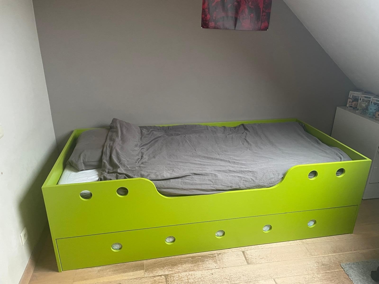 Kinderbed - bedframe, Ophalen, Gebruikt, 180 cm of meer, 85 tot 100 cm