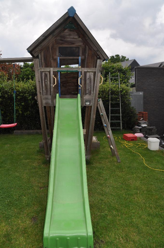Jungle Gym Playhouse, Kinderen en Baby's, Speelgoed | Buiten | Speeltoestellen, Ophalen, Gebruikt, Schommel