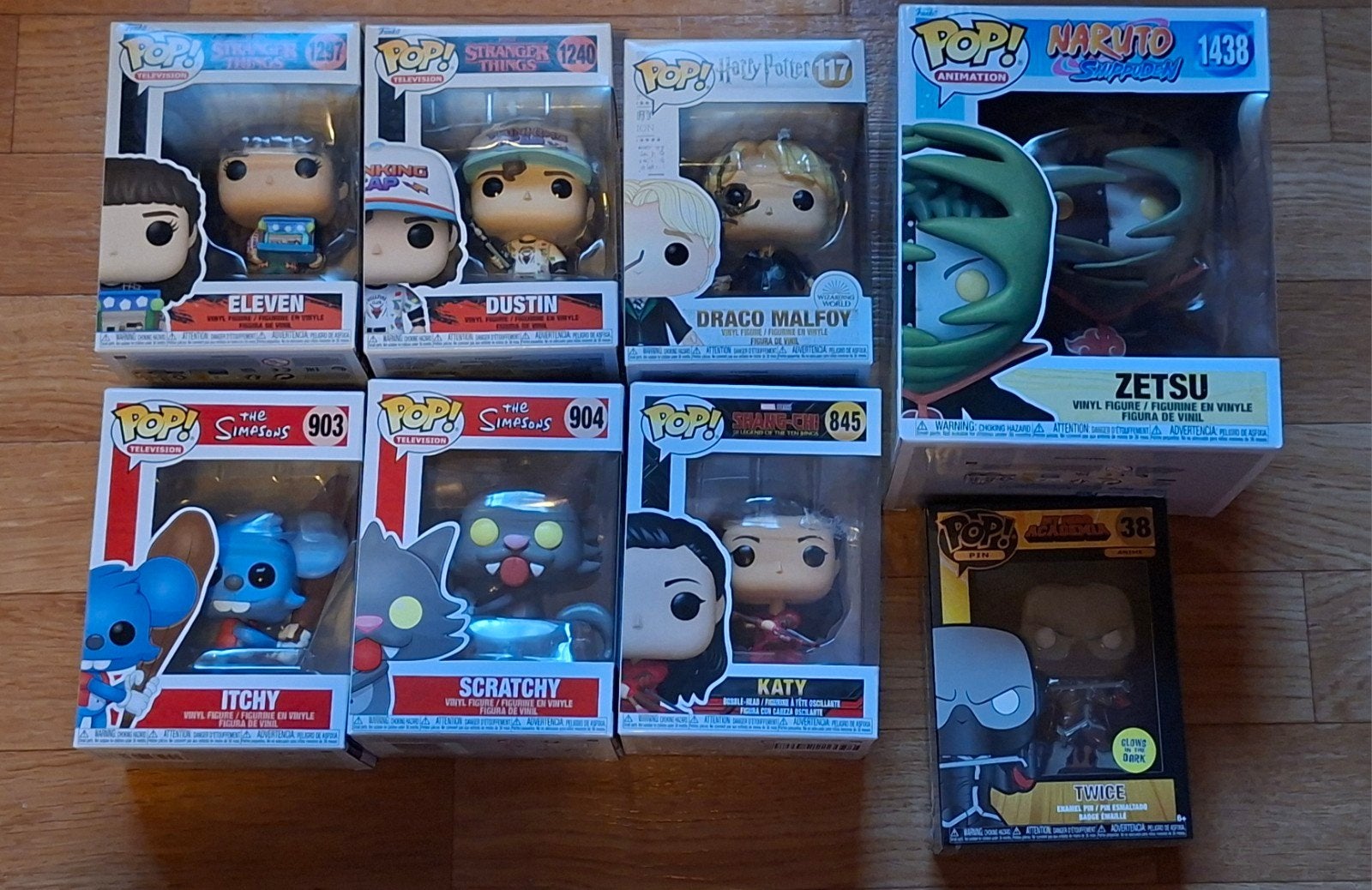 Funko poppen, Ophalen
