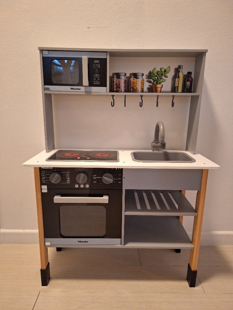 Klein Toys - Miele Houten speelgoedkeuken - 70x30x91 cm, Kinderen en Baby's, Ophalen, Gebruikt, Hout, Speelkeuken