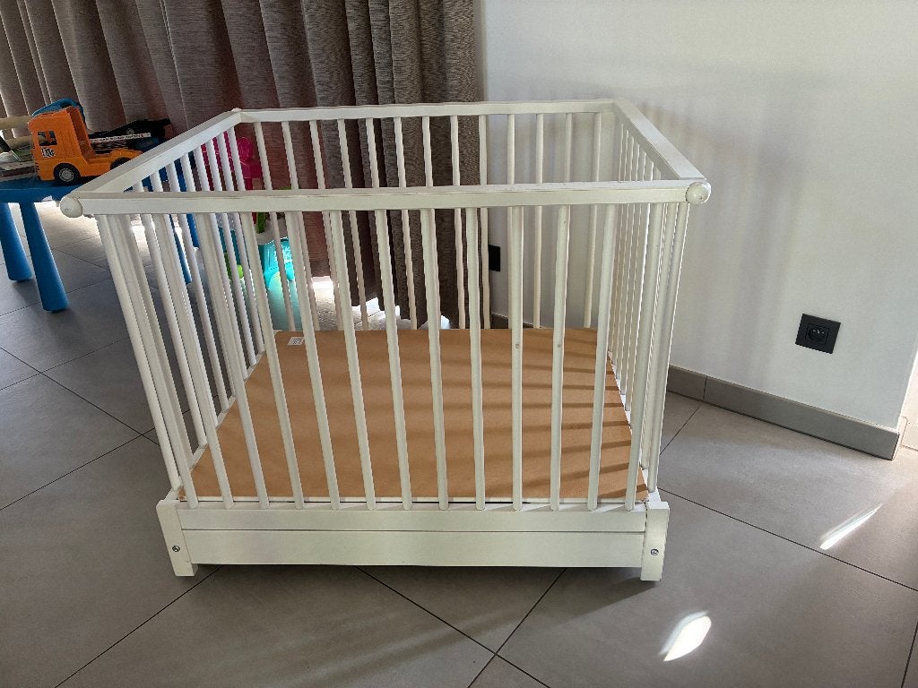 Verstelbaar babypark inclusief hoezen, Ophalen, Gebruikt, Vierkant, In hoogte verstelbaar