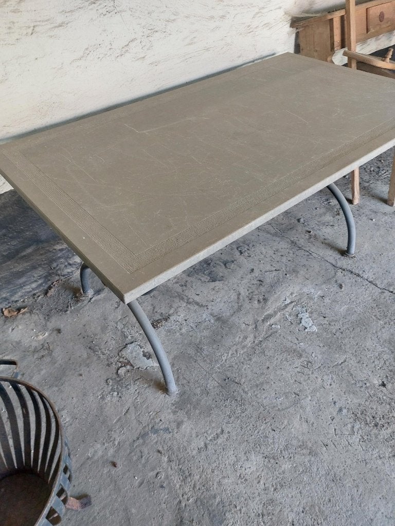 Tafel met marmer blad, Enlèvement, Comme neuf, Rectangulaire