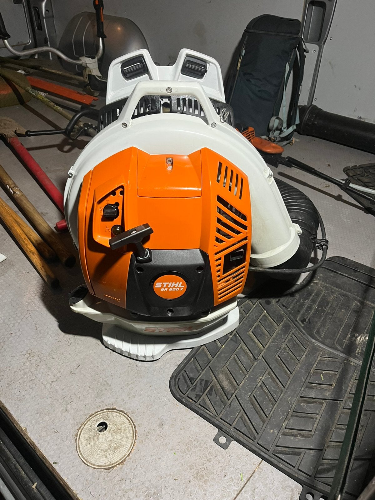 Stihl br 800, Tuin en Terras, Ophalen, Zo goed als nieuw