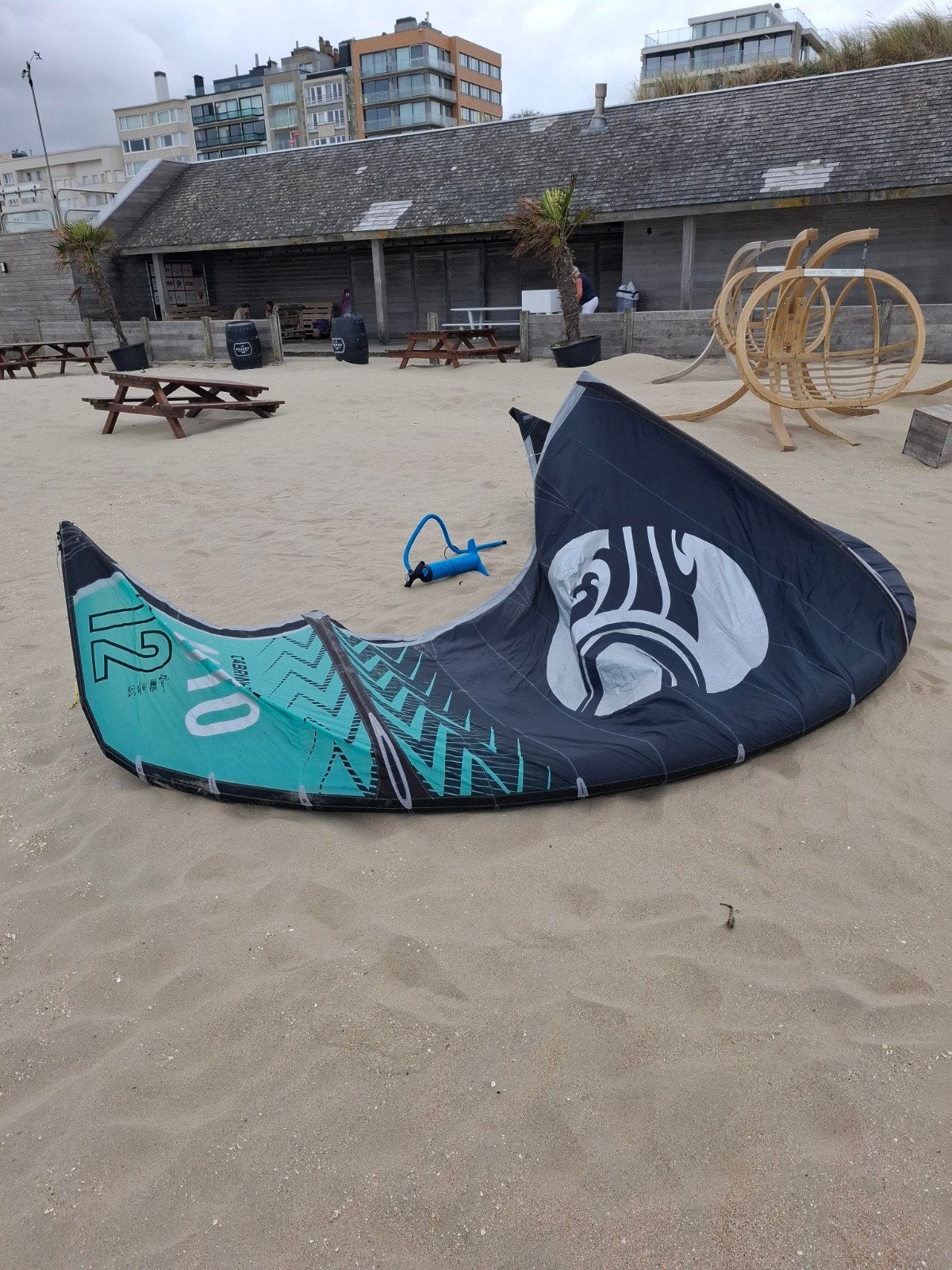 cabrinha moto 12m, Enlèvement, Comme neuf, 12 m², Kite