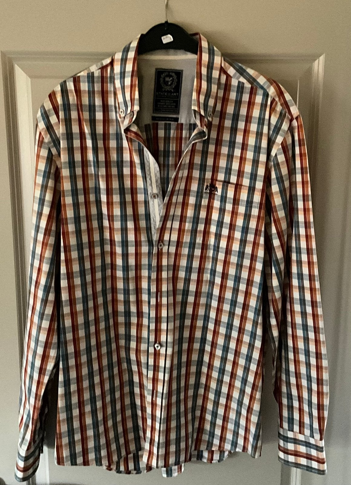 Chemise State of Art coupe classique pour homme - taille L, Enlèvement ou Envoi, Comme neuf, Autres couleurs, Tour de cou 41/42 (L)