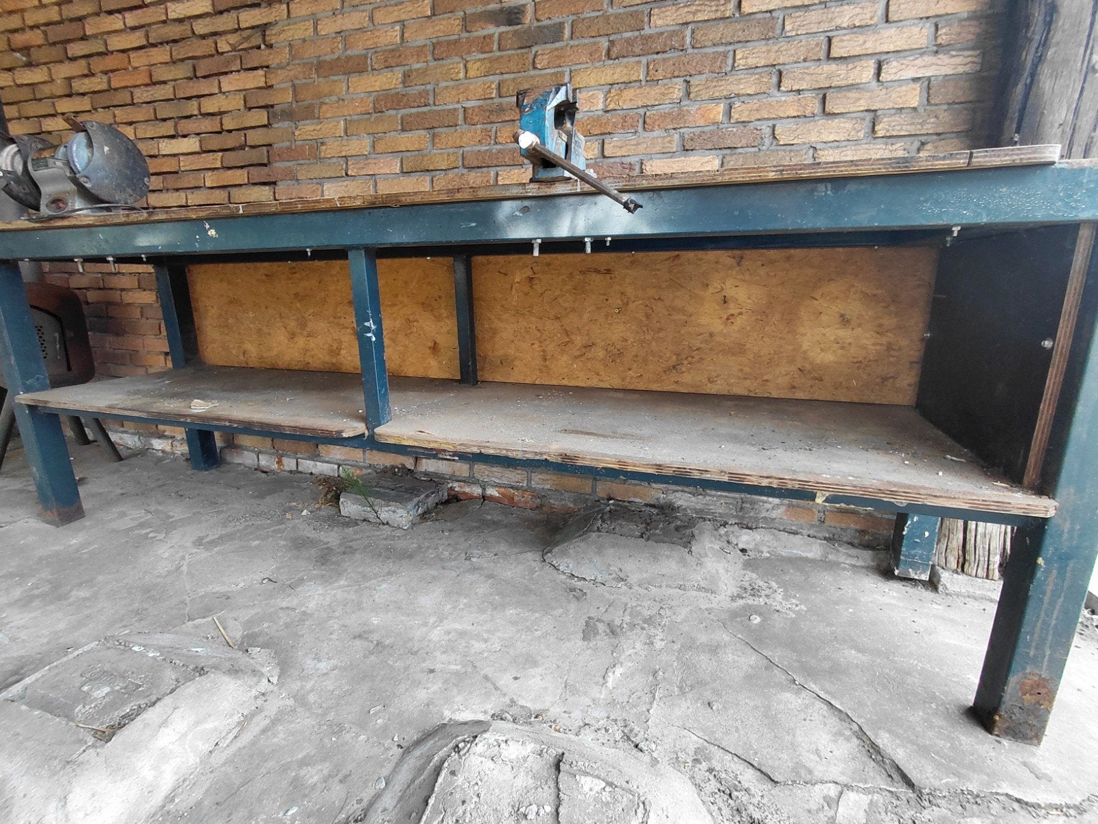 Ijzeren werkbank, Doe-het-zelf en Bouw, Werkbanken, Ophalen, Gebruikt