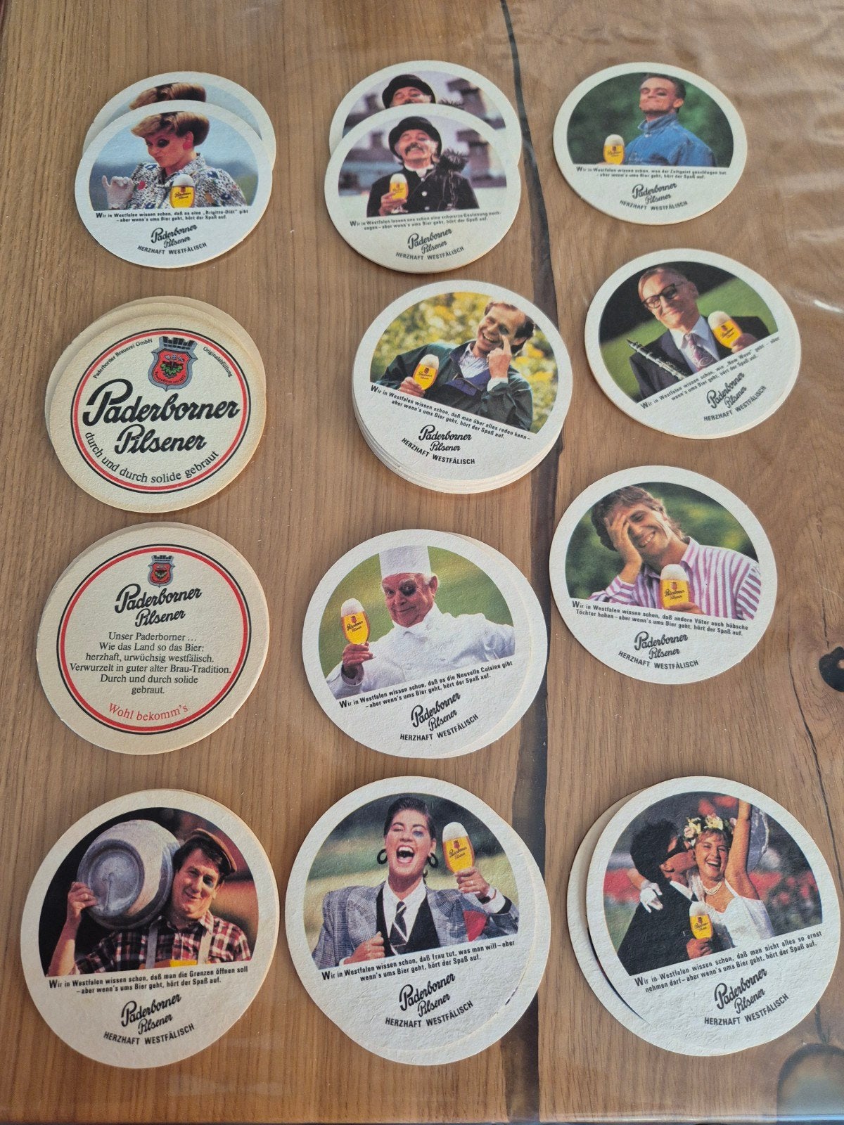 paderborner bierviltjes vintage, Verzamelen, Ophalen of Verzenden