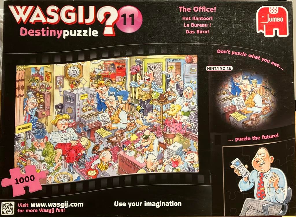 Wasgij 1000st destiny puzzel nr11 “het kantoor”, Ophalen, Gebruikt