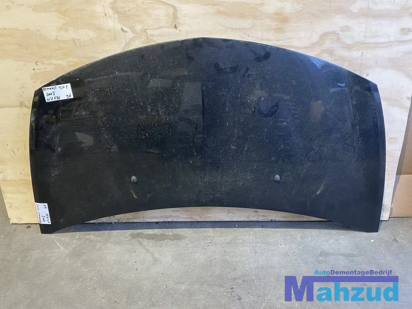 RENAULT CLIO 3 Zwart NV676 Motorkap 2005-2012, Auto-onderdelen, Renault Group, Gebruikt, Contact.group@renault.com, Renault
