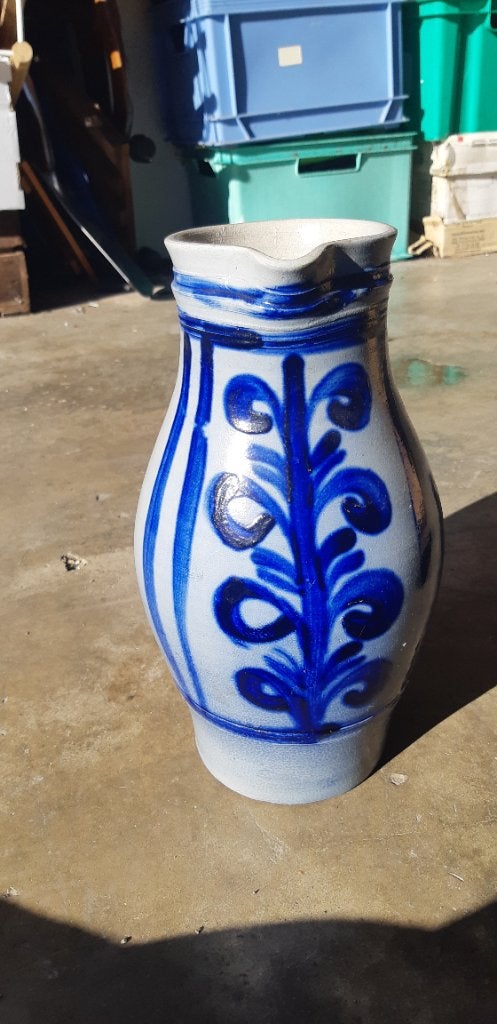 Grote steengoed kruik van 3 liter, Antiek en Kunst, Ophalen