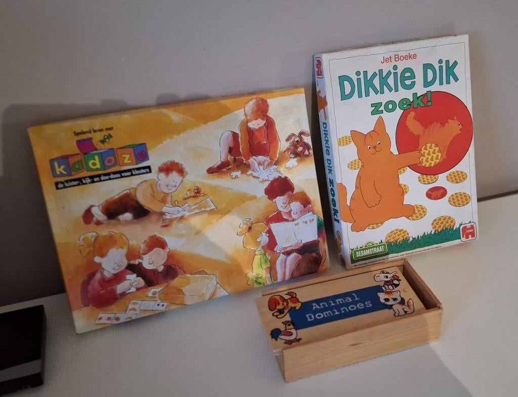 Domino dikkie dik, Hobby en Vrije tijd, Gezelschapsspellen | Overige, Ophalen, Gebruikt