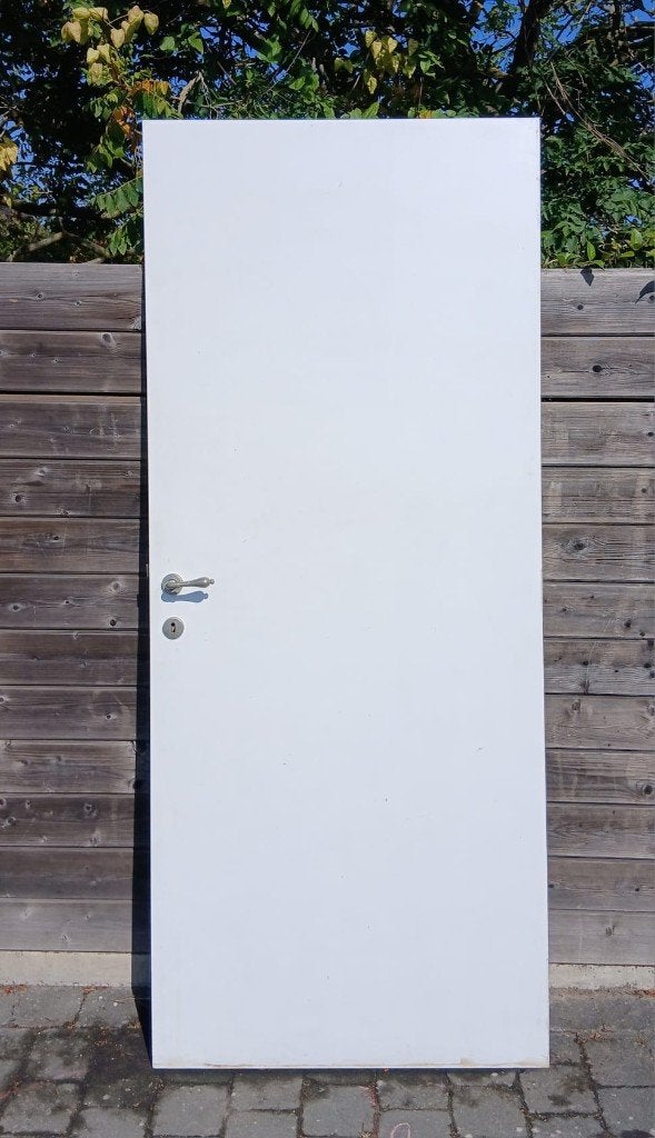 Schilderdeur volspaan wit 83cm x 198.5cm x 4cm, Doe-het-zelf en Bouw, Deuren en Vliegenramen, Ophalen, Gebruikt, 80 tot 100 cm