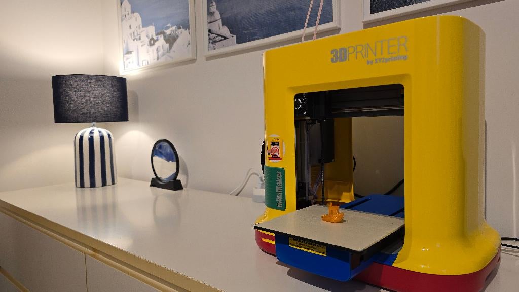 XYZ MiniMaker 3D Printer – werkt met PLA – nette staat, Computers en Software, Ophalen, Filament, Da Vinci- xyz, Zo goed als nieuw