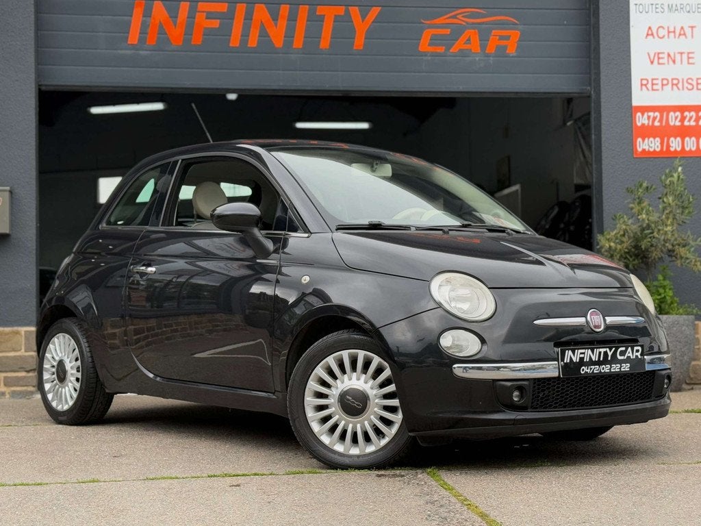Fiat 500 500 0.9 T TwinAir Pop Stop (bj 2011), Auto's, Fiat, Gebruikt, 875 cc, Zwart, 62 kW