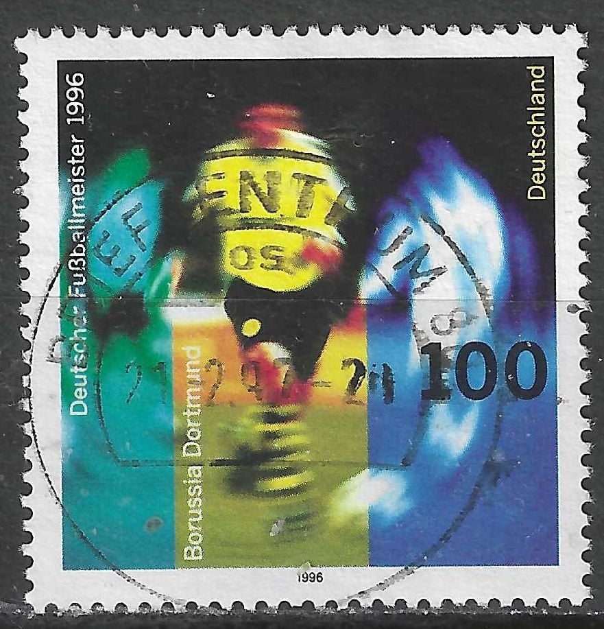 Allemagne 1996 - Yvert 1711 - Borussia Dortmund (ST), Envoi, Affranchi