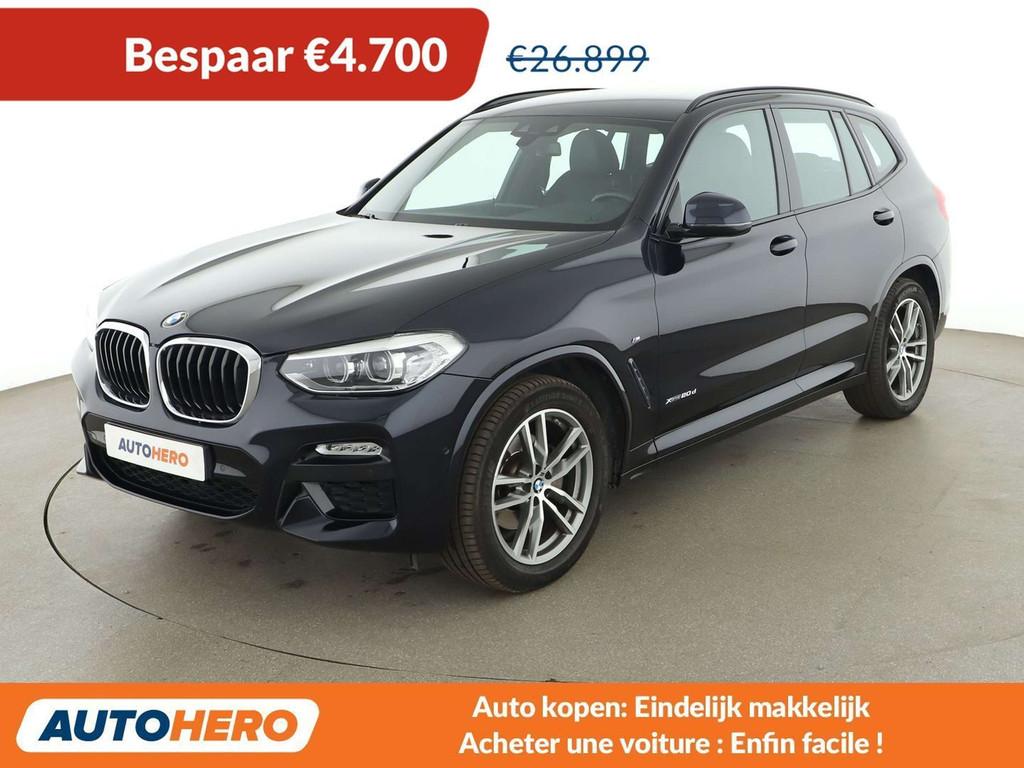 BMW X3 xDrive 20d M Sport (bj 2018, automaat), Auto's, https://public.car-pass.be/vhr/ae53d54a-a8e1-4f23-bee5-8b1c6917b9a0, Zwart