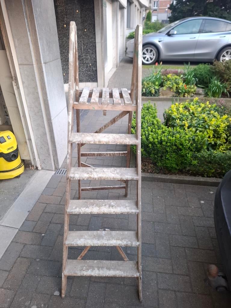 Houden trapladder, Ophalen of Verzenden, Gebruikt, Minder dan 2 meter