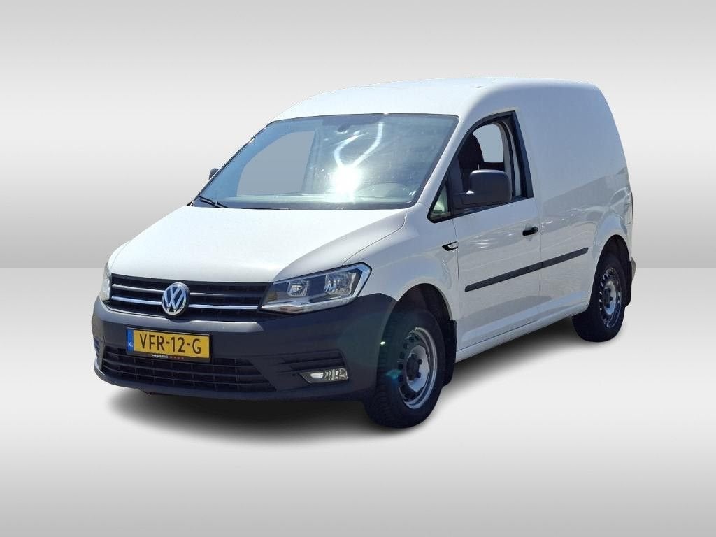 Volkswagen Caddy 2.0 TDI 102pk L1 H1 Airco Navigatie Trekhaa, Wit, Te koop, 153 g/km, Parkeersensor