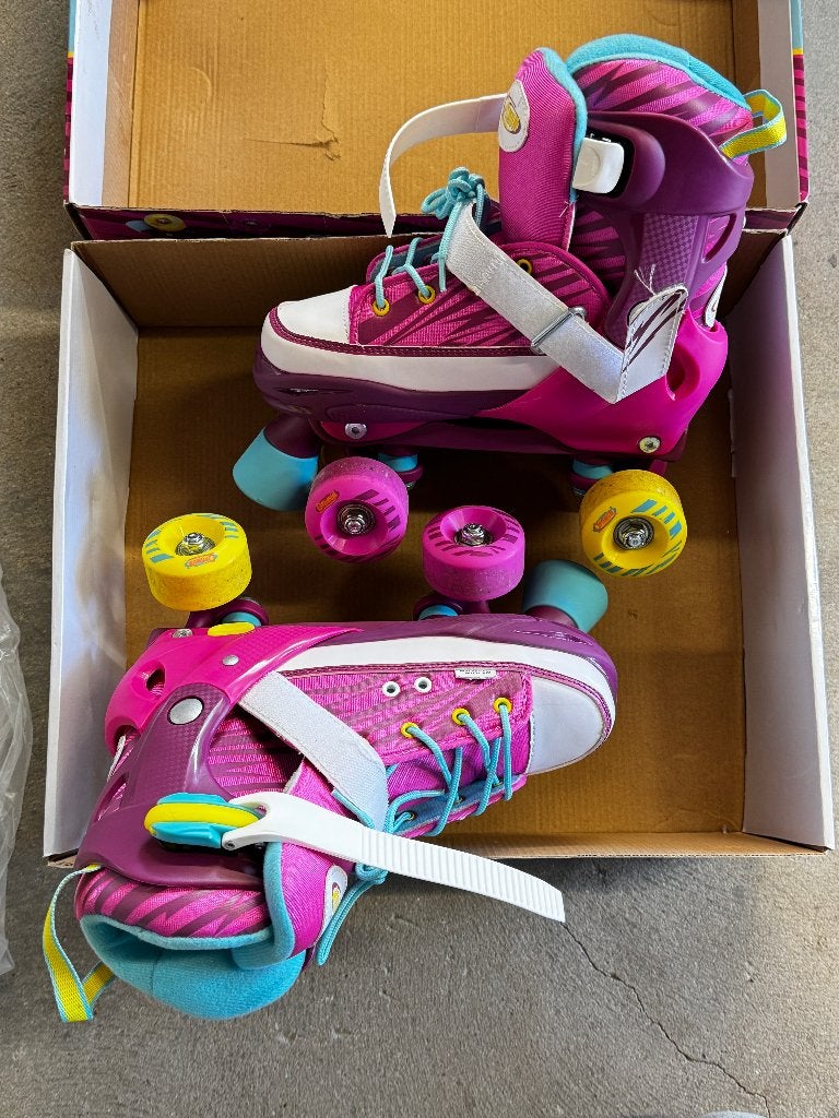 ROLSCHAATSEN 36-39 OPTIMUM Quad Skates roze dames, Sport en Fitness, Overige merken, Gebruikt, Overige typen, Ophalen of Verzenden