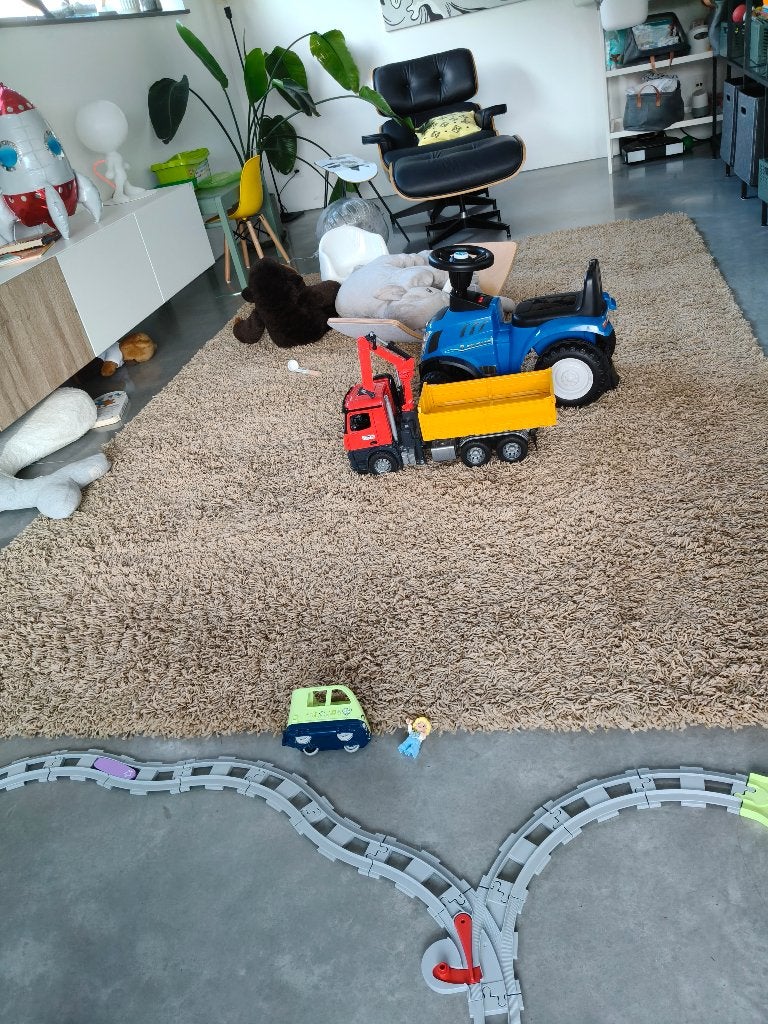 Tapijt, Ophalen, Crème, 200 cm of meer, Zo goed als nieuw