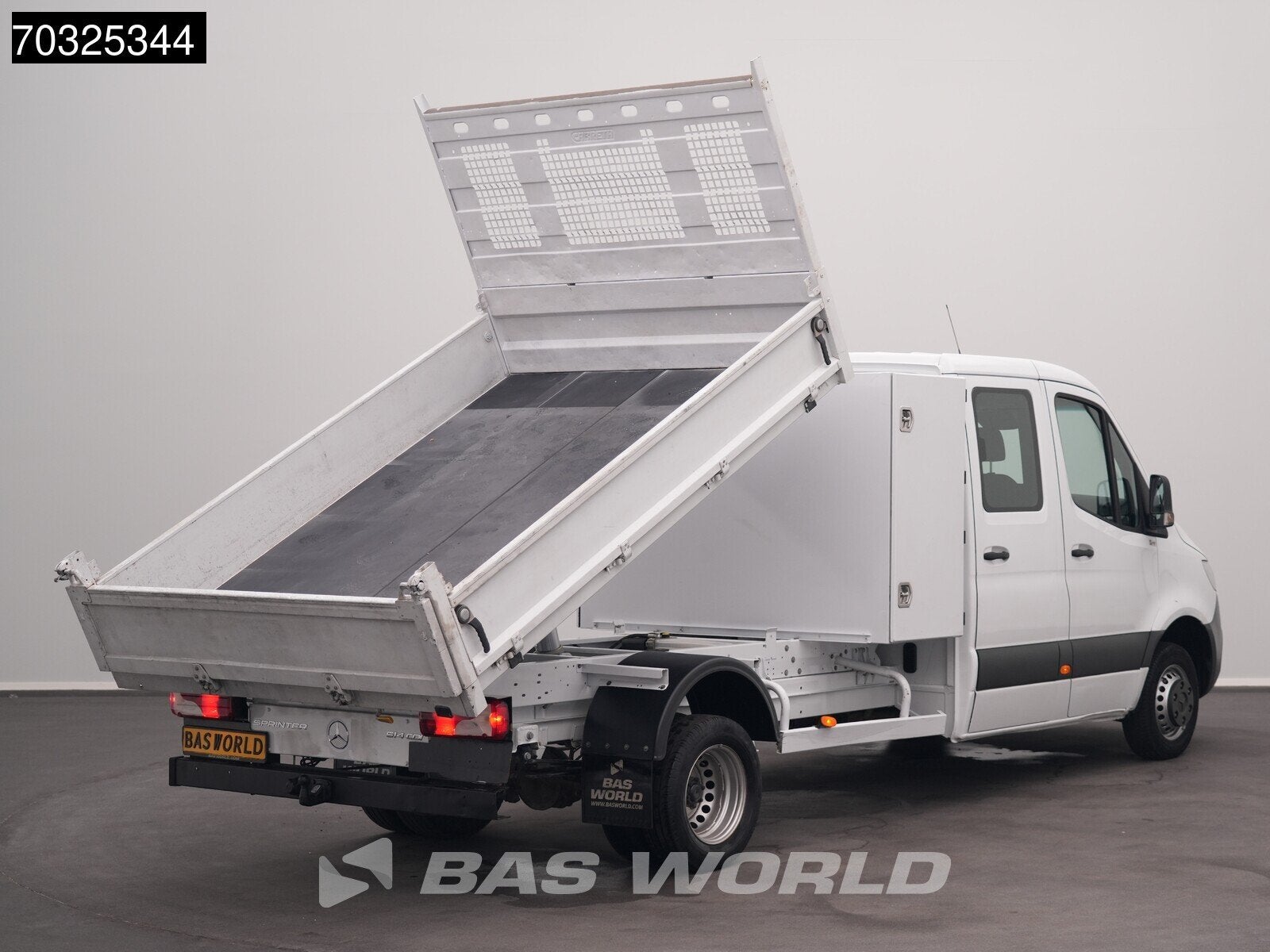 Mercedes Sprinter 514 CDI Dubbel Cabine Kipper 3,5t Trekhaak, Autos, Camionnettes & Utilitaires, Achat, Attache-remorque, Euro 6