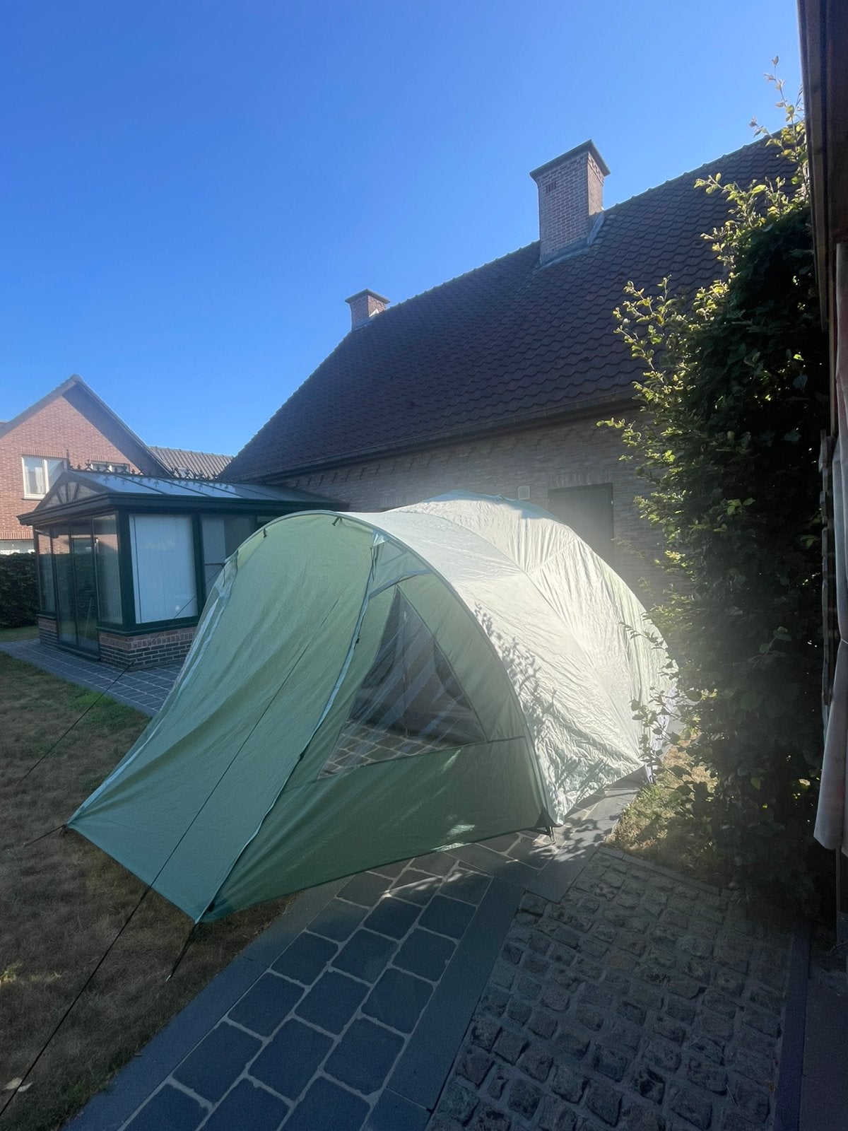 Leuke 6-persoons tent, Caravans en Kamperen, Ophalen, Gebruikt, Tot en met 6