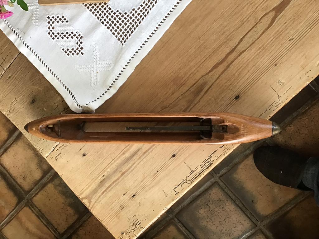 Oude schietspoel weefgetouw Verbeke Iseghem, Ophalen of Verzenden