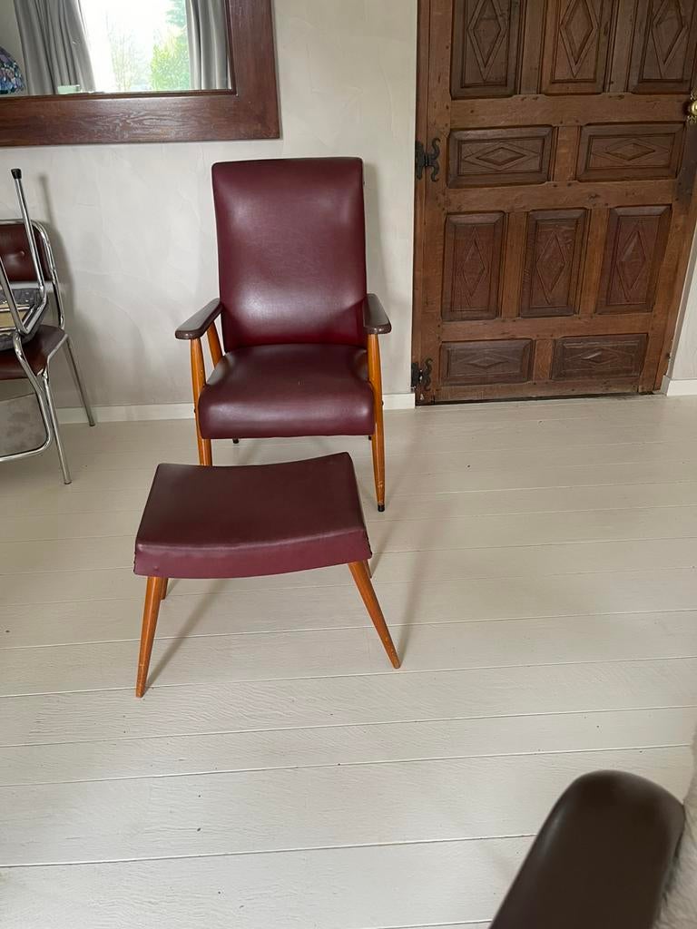 Retro relax zetel, Huis en Inrichting, Ophalen, Gebruikt, Minder dan 75 cm, Retro - Vintage