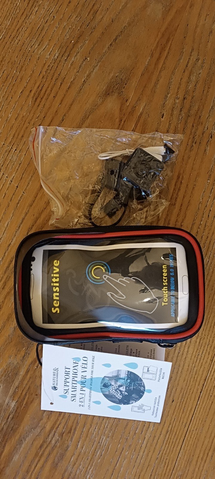 Support pour smartphone (vélo) * Nature & Découvertes * neuf, Fietsen en Brommers, Ophalen of Verzenden, Nieuw
