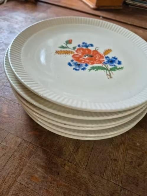 6 VEB torgau platte borden, Ophalen, Bord(en)