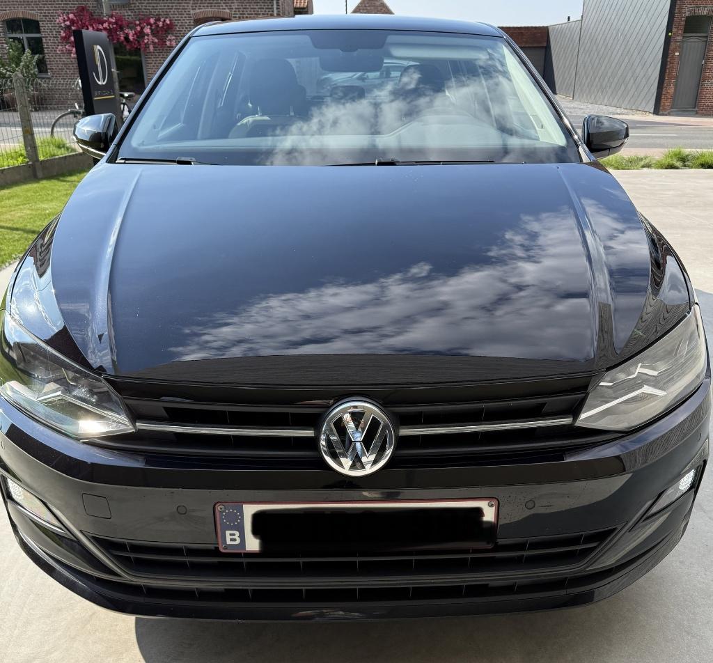 Volkswagen Polo Polo 1.0 TSi Beats, Auto's, Euro 6, Leder en Stof, Zwart, Overige kleuren