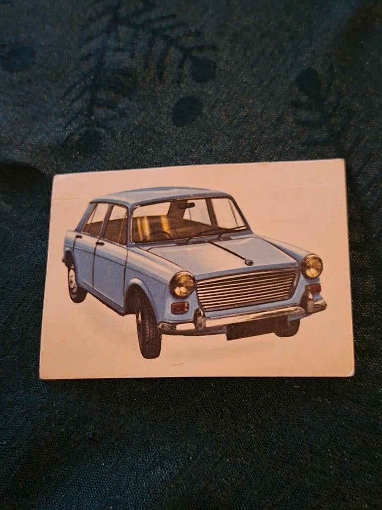 Prentje/Chromo : Morris 1100/Chocolade Jacques, 1960 tot 1980, Gebruikt, Ophalen of Verzenden, Prent