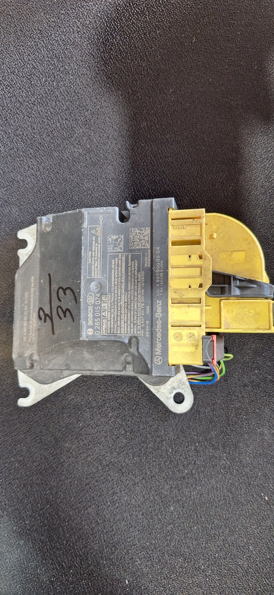 Originele Airbag Stuurmodule Computer Mercedes Sprinter W907, Utilisé, -, -, Enlèvement ou Envoi