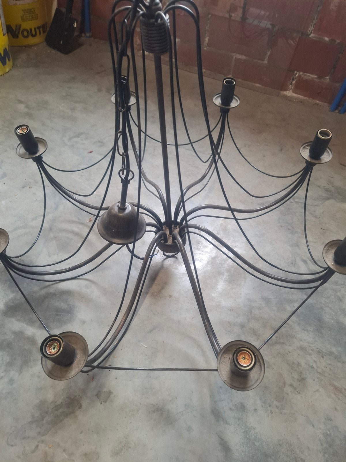 Antieke luster, Huis en Inrichting, Lampen | Kroonluchters, Ophalen