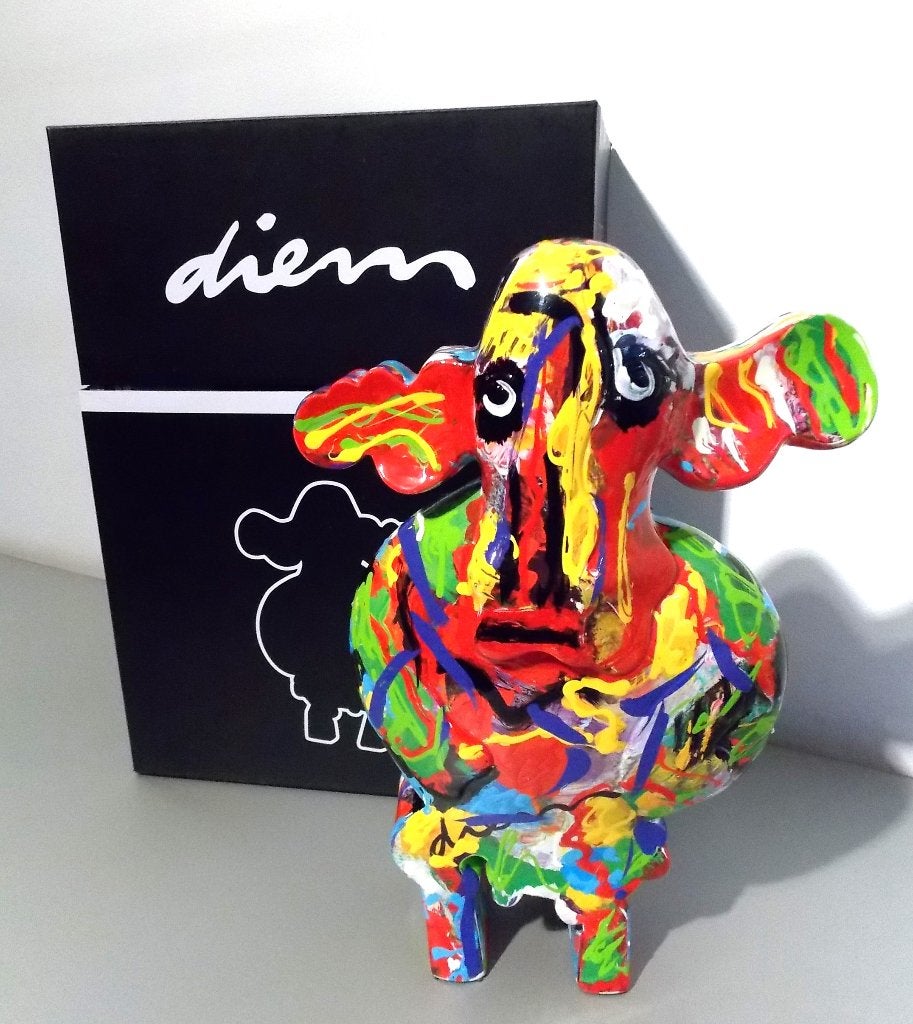 Abstract kunstwerk van Nederlands kunstenaar Peter Diem, Antiek en Kunst, Kunst | Designobjecten, Ophalen of Verzenden, Beeld