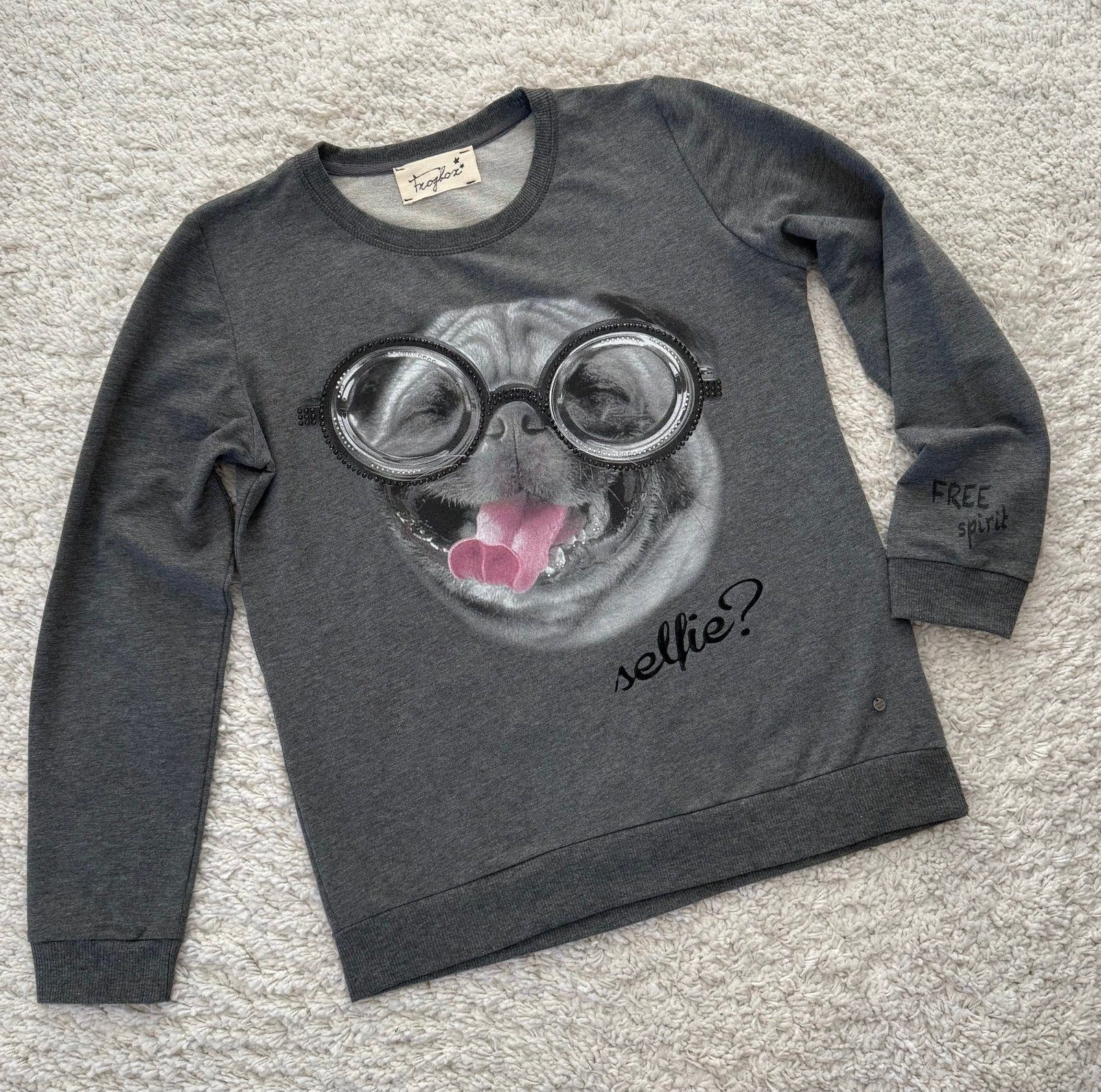 Sweater Frogbox, Ophalen of Verzenden, Nieuw, Maat 42/44 (L), Grijs
