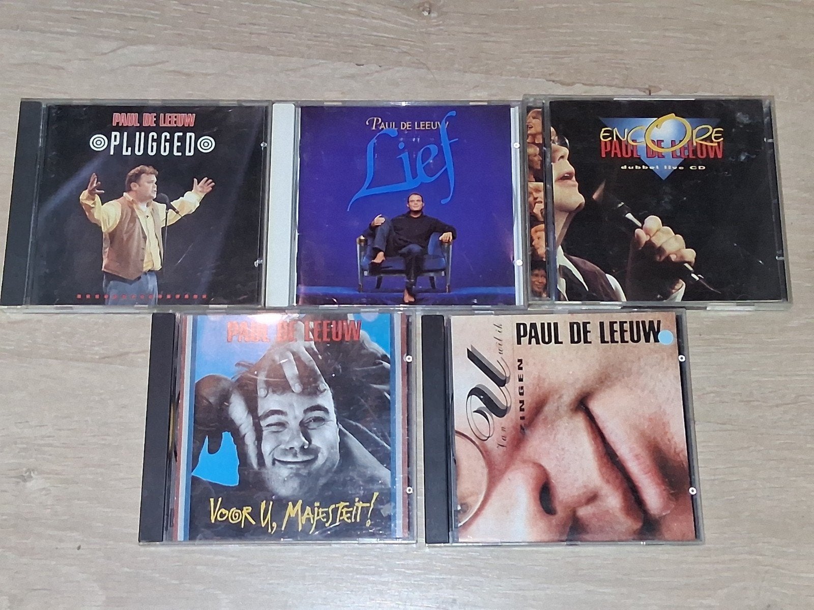 5 cd´s van Paul de Leeuw, Ophalen of Verzenden, Zo goed als nieuw, Levenslied of Smartlap, Album
